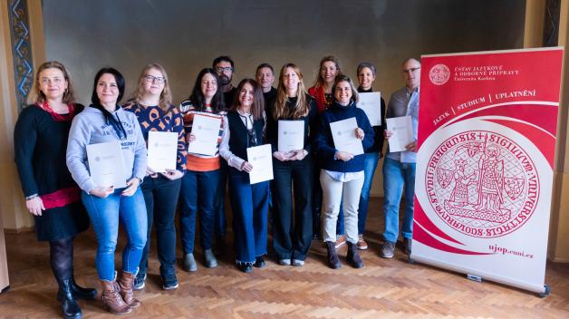 Awarding diplomas to participants of the Erasmus+ Staff Training Week