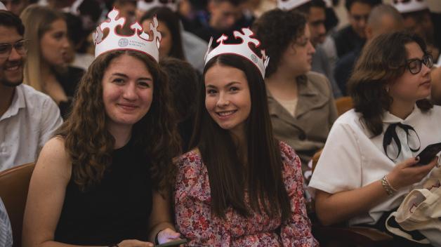 Students from four continents celebrated the opening of the academic year in Carolinum
