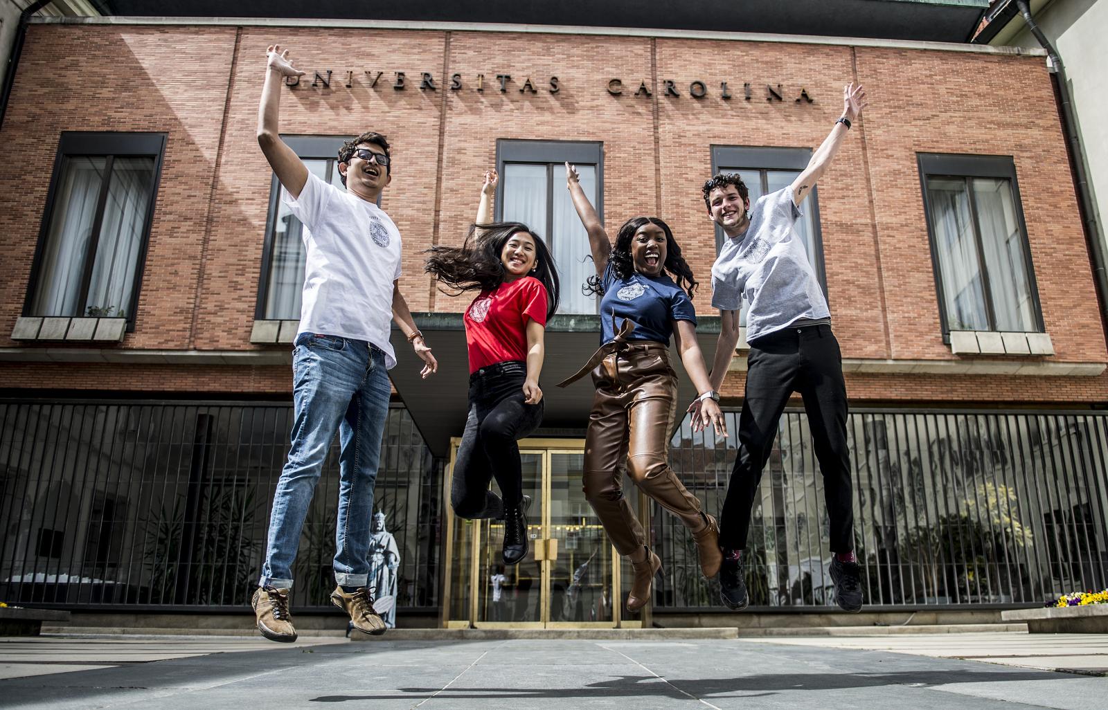 charles university jumping students
